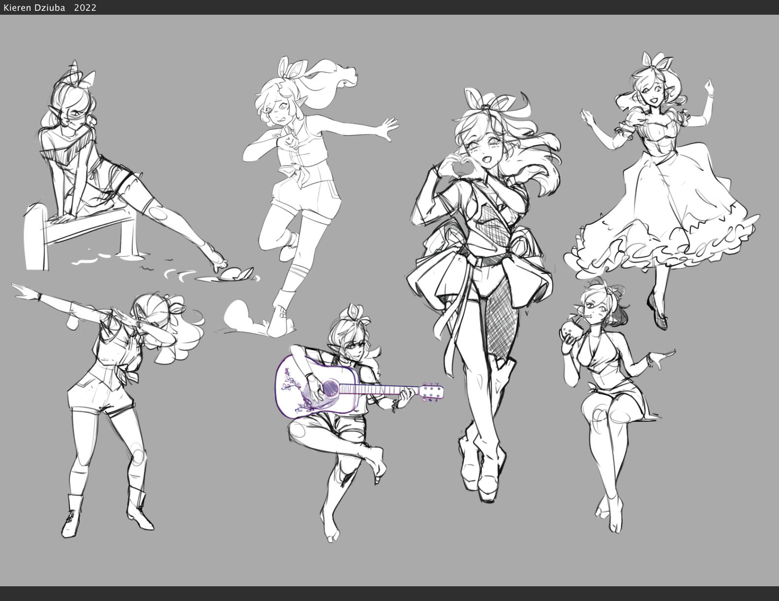 fullbody expressions and poses